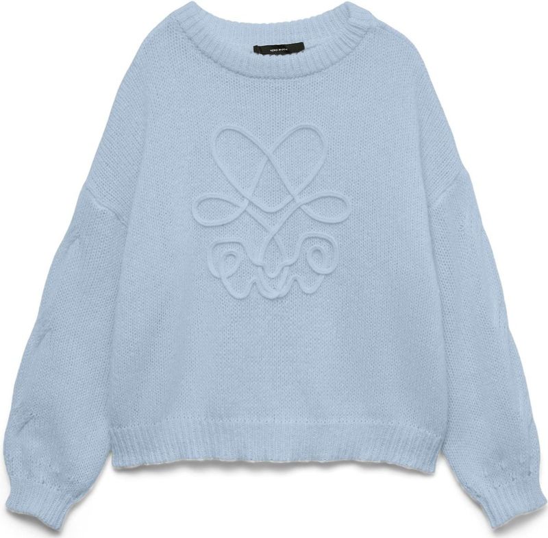 VERO MODA Trui 'VMVILLA'  lichtblauw