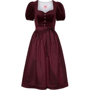 SPIETH & WENSKY - Dirndl - Donkerrood - Göttin