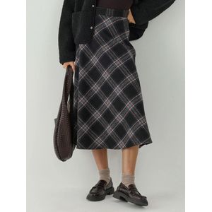 Hiccup Rok  smoky blue / bruin / zwart / wit