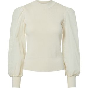 YAS Trui 'YASDOTME'  crème