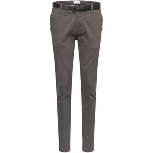 Lindbergh - Chino - Kaki - Slimfit - 7/8 Lengte