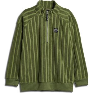 SOMETIME SOON Sweatshirt  groen / zwart / wit