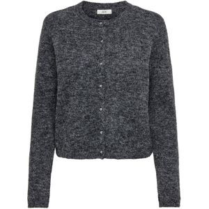 JDY Gebreid vest 'JDYHONEY'  grijs