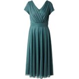 Vera Mont - Cocktailjurk - Smaragd - 3/4 Lengte - V-hals