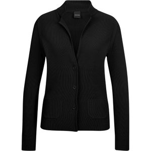 MADELEINE Gebreid vest  zwart