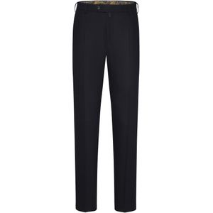 Meyer - Pantalon - Donkerblauw - Wol - Normale Fit