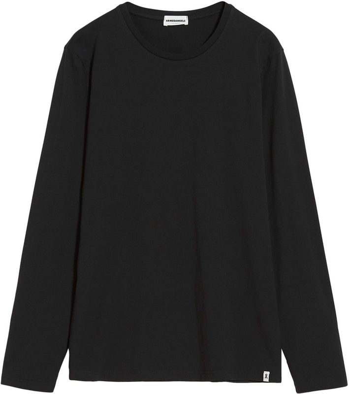 ARMEDANGELS - Jaarlo - Shirt - Zwart - Lange Mouwen