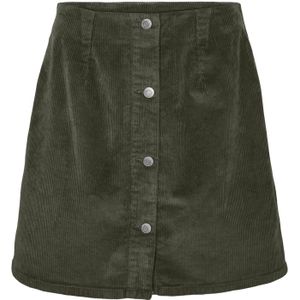 Vero Moda - VMETTA HR SHORT CORD - Cordrok - Forest night - Korte Lengte