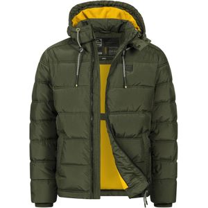 INDICODE JEANS Winterjas 'Coolios'  donkergroen