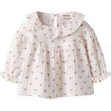 Lil'Atelier Blouse  olijfgroen / mauve / lichtroze