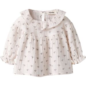 Lil'Atelier Blouse  olijfgroen / mauve / lichtroze