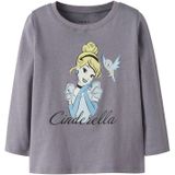 NAME IT Shirt 'NMFVEENA'  lichtblauw / lichtgeel / lavendel / zwart