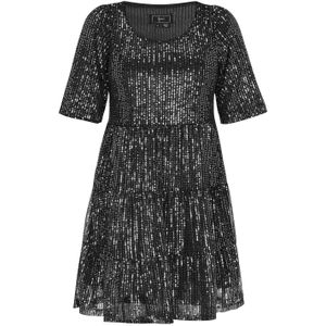 faina Cocktailjurk  goud / zwart