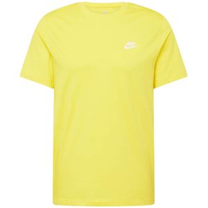 Nike Sportswear Shirt 'CLUB'  geel / wit