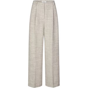 modström Pantalon 'Kiera'  taupe / donkerbeige / offwhite