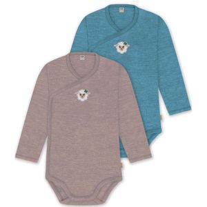 normani Rompertje/body 'Kaitaia'  nude / petrol / donkergroen / oudroze / wit