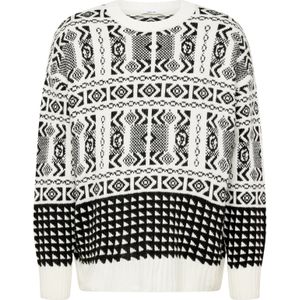 ABOUT YOU Trui 'Sören'  ecru / zwart