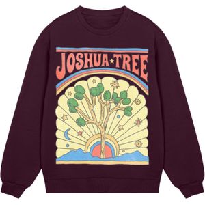 F4NT4STIC Sweatshirt 'US National Parks Joshua Tree'  blauw / geel / groen / aubergine