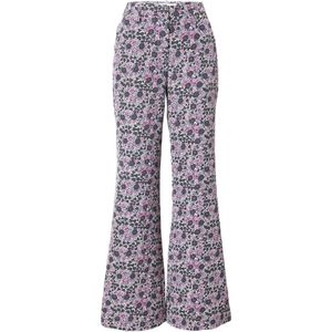 Fabienne Chapot Broek 'Puck'  lichtblauw / orchidee / zwart / wit
