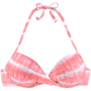 s.Oliver Bikinitop  pink / wit