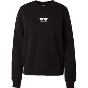 Karl Lagerfeld - Sweatshirt - Zwart - Met Logoprint