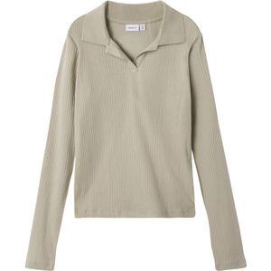 Polo - Lange Mouwen - Ribgebreid - Regular Fit