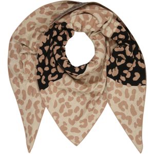 Zwillingsherz Doek  lichtbeige / mokka / zwart