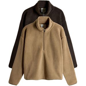 The Set Trui  lichtbruin / donkerbruin