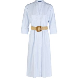 Navigazione Blousejurk  lichtblauw / wit