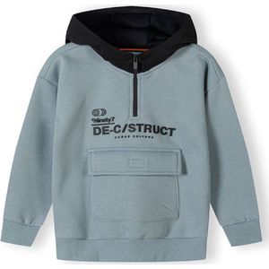 MINOTI Sweatshirt  mintgroen / zwart