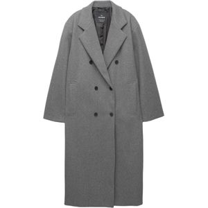 Pull&Bear Tussenmantel  donkergrijs