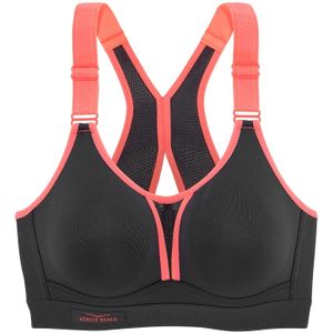 VENICE BEACH - Sport Bh - Antraciet / Pink - Bustier - Racerback