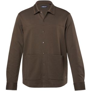 Men Plus Overhemd  kaki