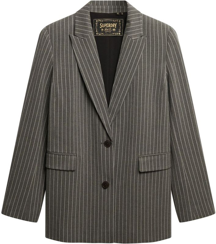 Superdry - Pinstripe Boyfriend Blazer - Slim Fit - Blazer