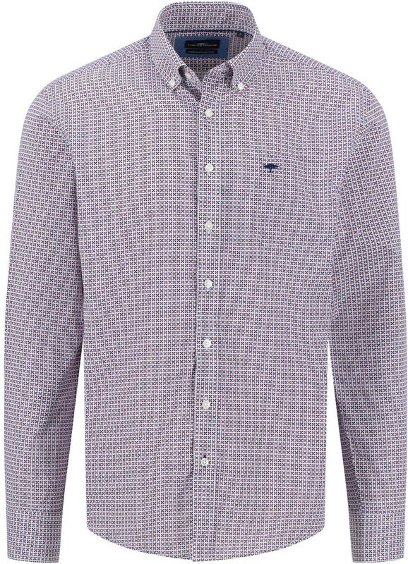 Fynch-Hatton - Poplin - Vrijetijdsoverhemd - Regular Fit - Puur Katoen