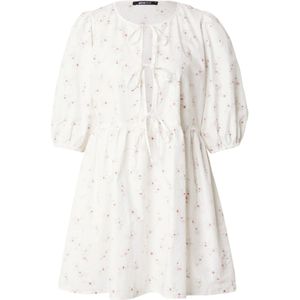 Gina Tricot Jurk  geel / pastelgroen / rood / wit