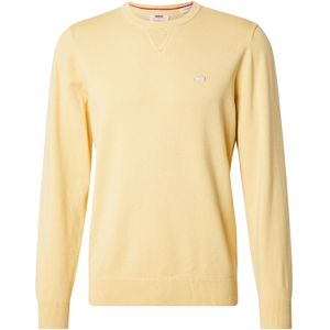 Gebreide Trui - Straw - Katoen/Polyamide/Elastaan - Ronde Hals - Lange Mouwen