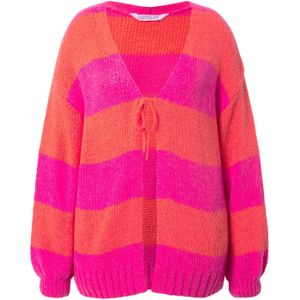 Studio Untold - Gebreid Vest - Oranje / Pink - Losse Pasvorm