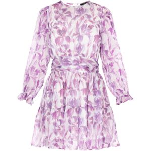 faina Jurk  lila / oudroze / wit