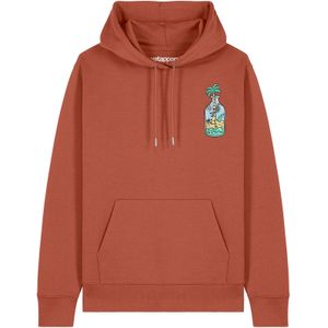 Watapparel Sweatshirt ' Holiday in a bottle '  lichtbruin / gemengde kleuren