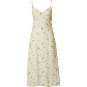 ABOUT YOU Zomerjurk 'Nicola'  blauw / lichtgeel / groen