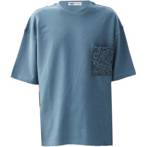 VAMOS CLO Shirt  blauw / grijs