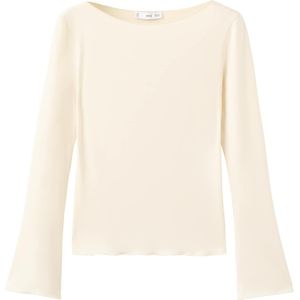MANGO Shirt  lichtbeige