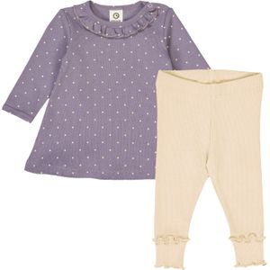 Müsli by GREEN COTTON Set  beige / lila
