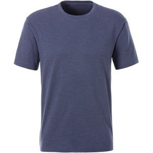 John Devin - T-shirt - Blauw - Lichte Gestructureerde Katoenkwaliteit