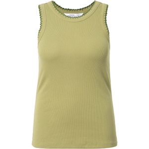 Studio Untold Top  olijfgroen / grasgroen