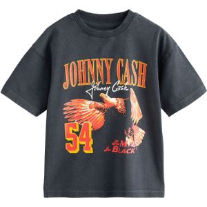 Next Shirt  antraciet / oranje