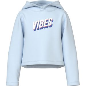 NAME IT Sweatshirt 'NKFVIALA'  lichtblauw / donkerblauw / pink / wit