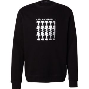 Karl Lagerfeld Sweatshirt  zwart / wit
