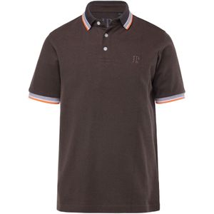 JP1880 Shirt  donkerbruin / grijs / lichtoranje